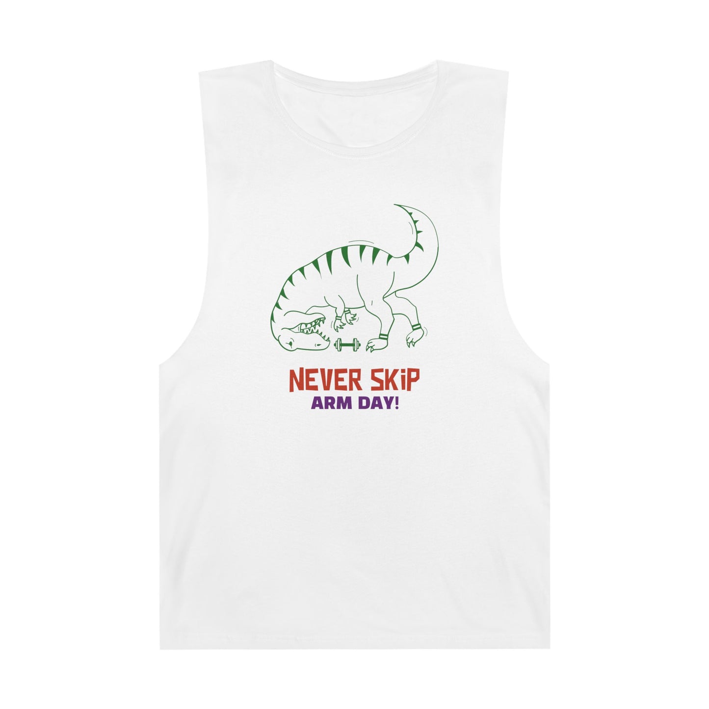 Never Skip Arm Day - Unisex Barnard Tank