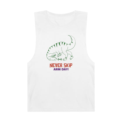 Never Skip Arm Day - Unisex Barnard Tank