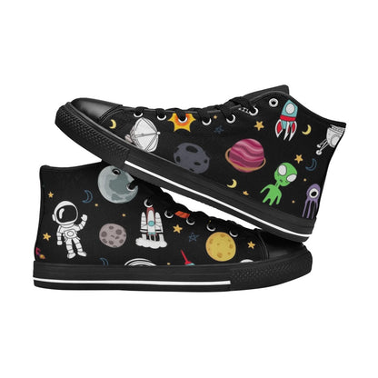 Kids Space - Men's High Top Canvas Shoes