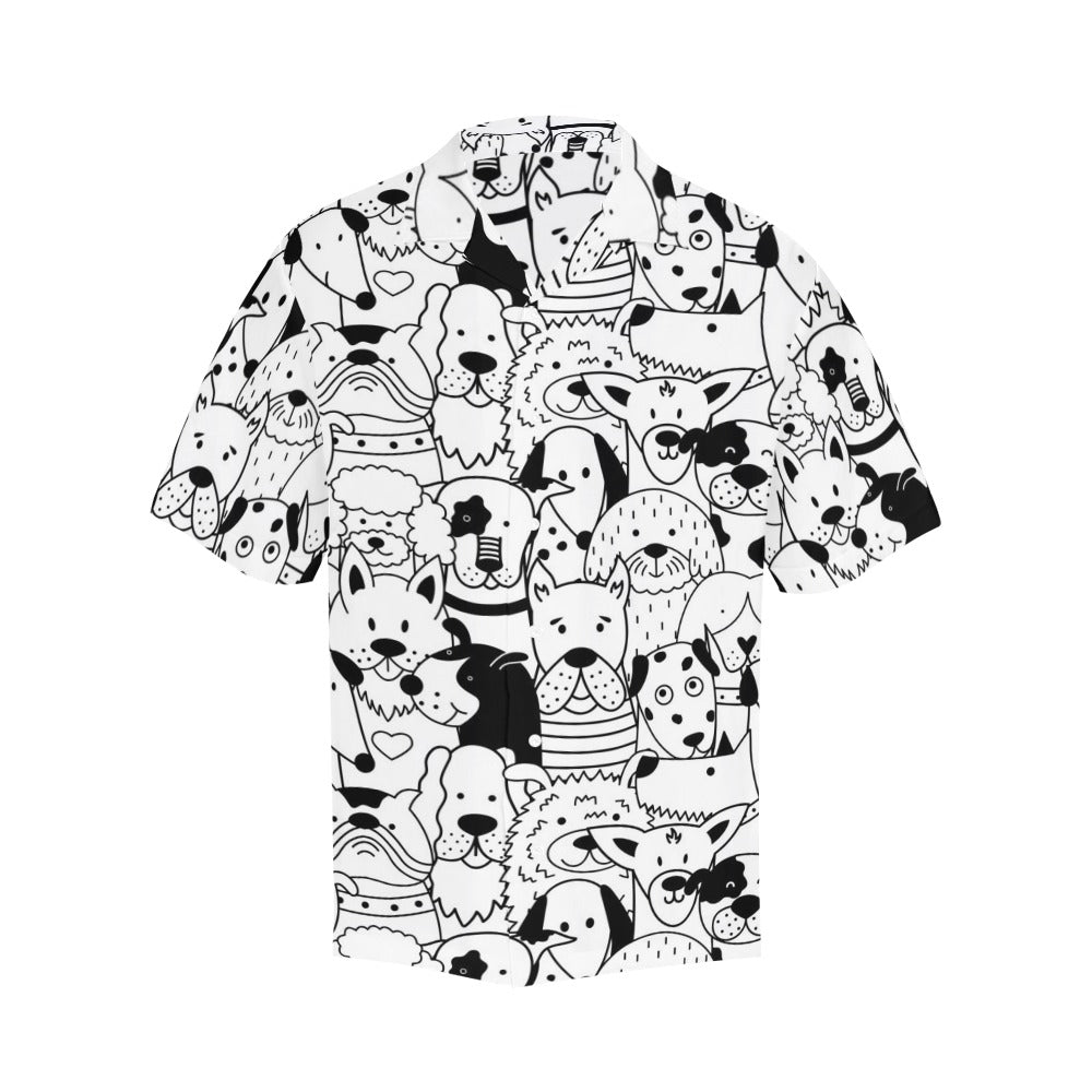 Black And White Dogs - Hawaiian Shirt  T58)