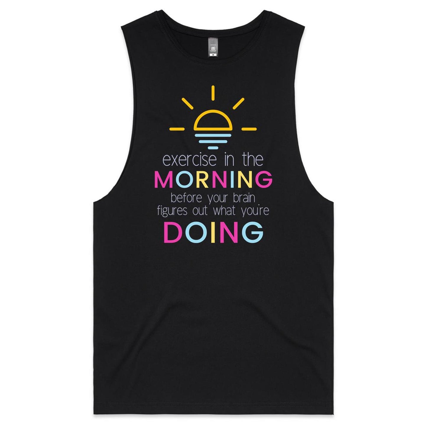 Exercise In The Morning - Tank Top Tee