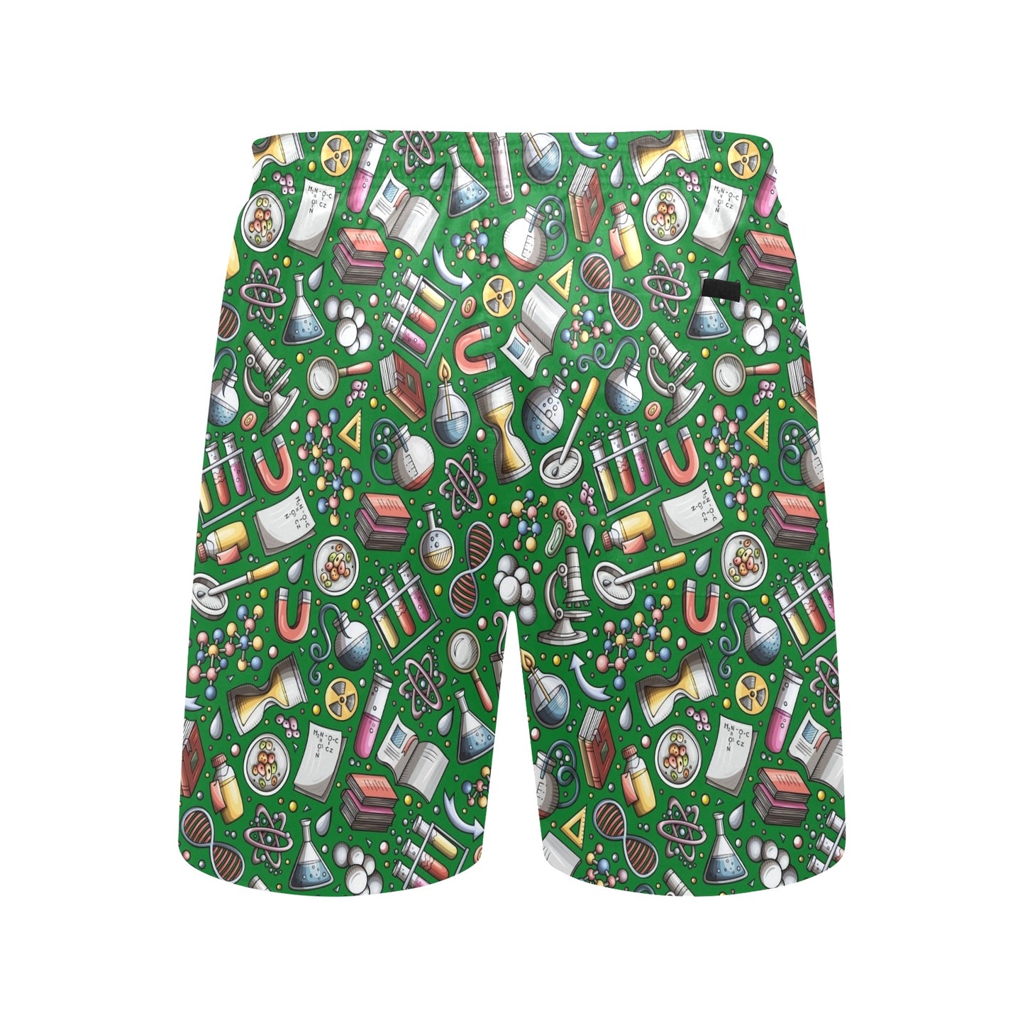 Science Love - Men's Mid-Length Beach Shorts