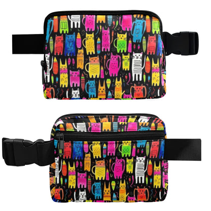 Colourful Cats - Belt Bag