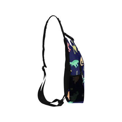 Dinosaurs - Cross-Body Chest Bag Cross-Body Chest Bag Printed Offshore