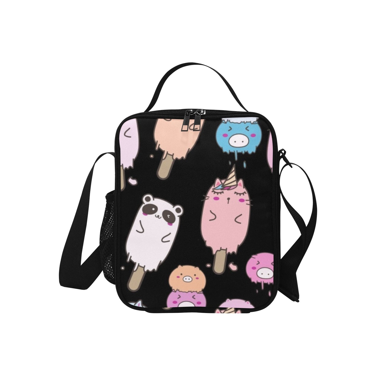 Cute Animal Ice Blocks - Crossbody Lunch Bag for Kids Kids Crossbody Lunch Bag