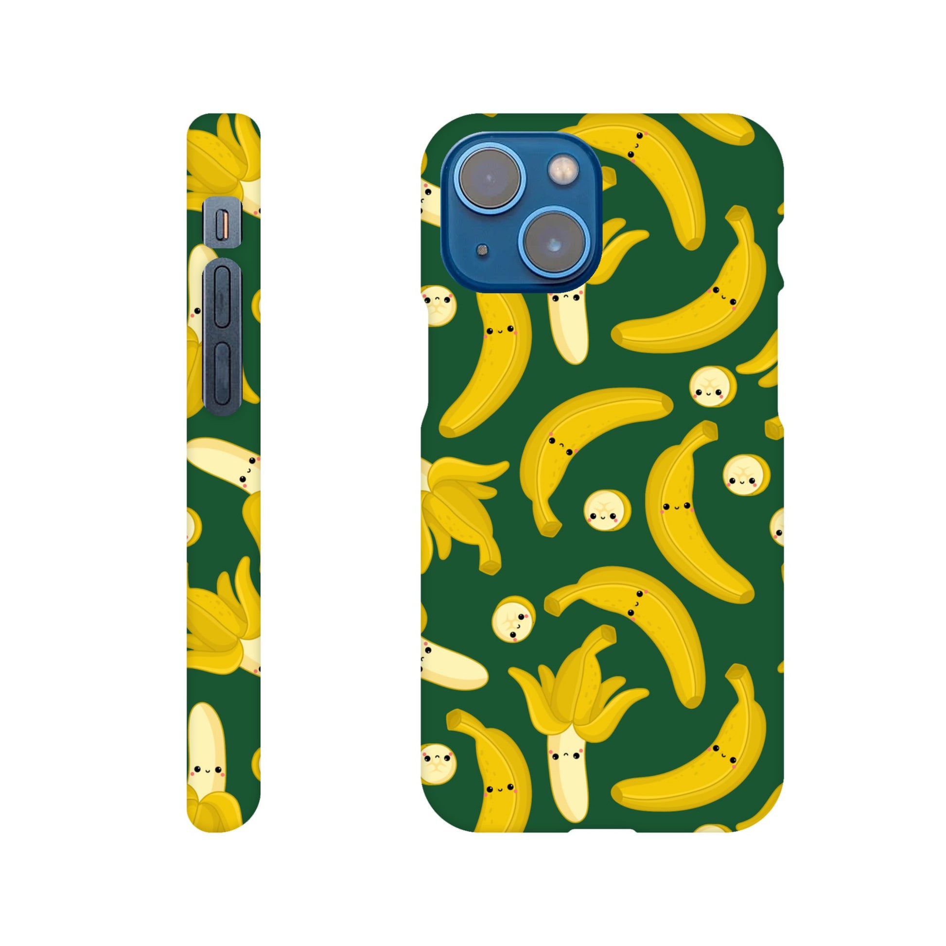 Happy Bananas - Phone Cases Slim case Apple - iPhone 13 Mini Print Material Globally Fulfilled