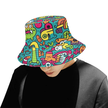 Crazy Characters - Mens Bucket Hat