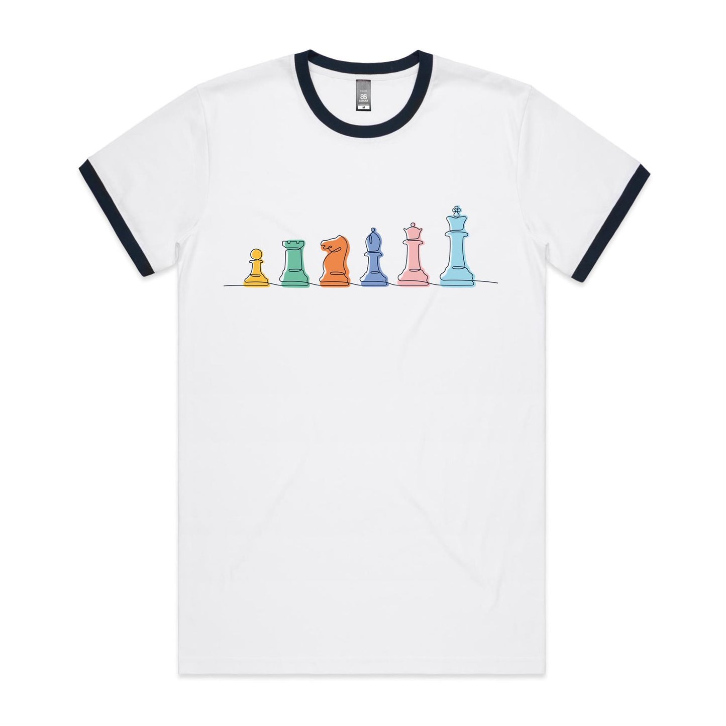 Chess - Staple Ringer Tee