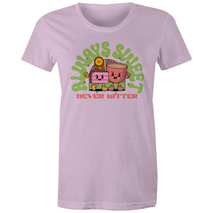 Always SweetNever Bitter, Cake And Coffee - Womens T-shirt