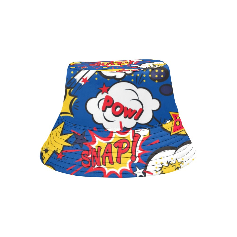 Blue Comic Book - Mens Bucket Hat