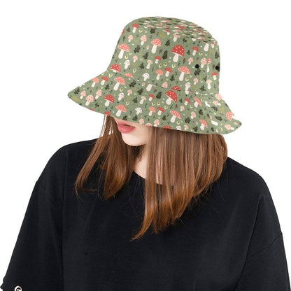 Mushroom Garden - Womens Bucket Hat