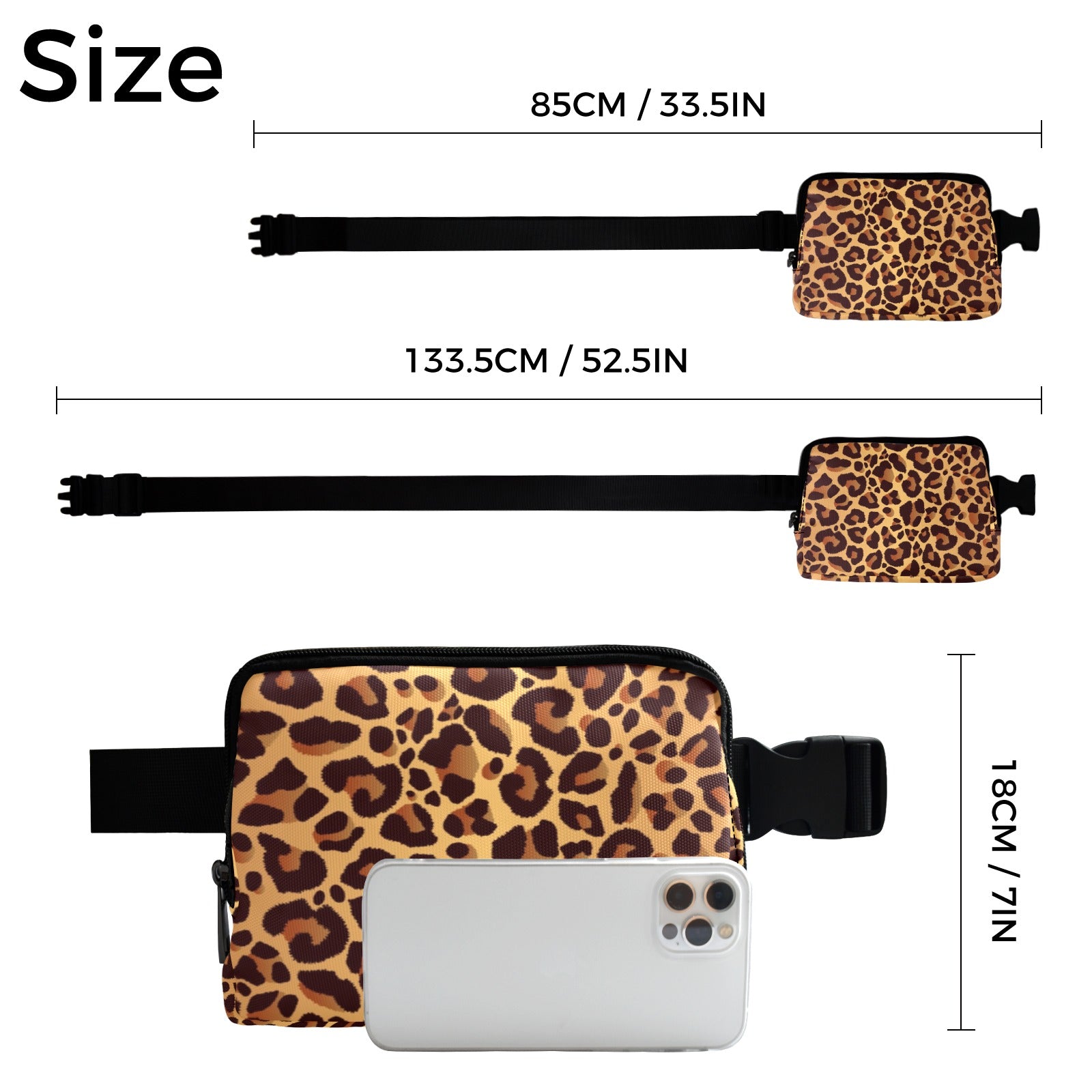 Leopard Print - Belt Bag Belt Bag animal Printed Offshore