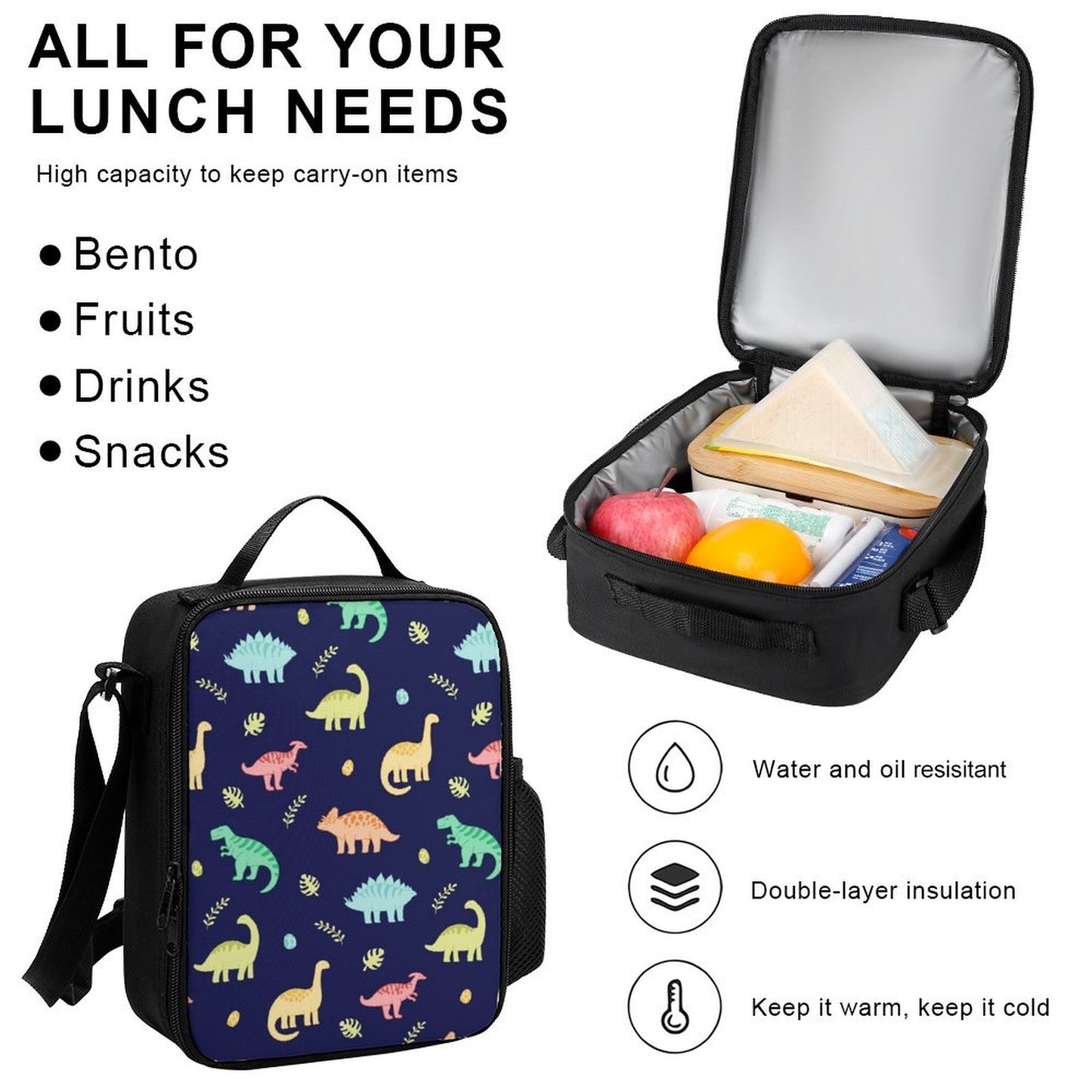 Dinosaurs - School Backpack Three Piece Set School Backpack Three Piece Set animal Printed Offshore