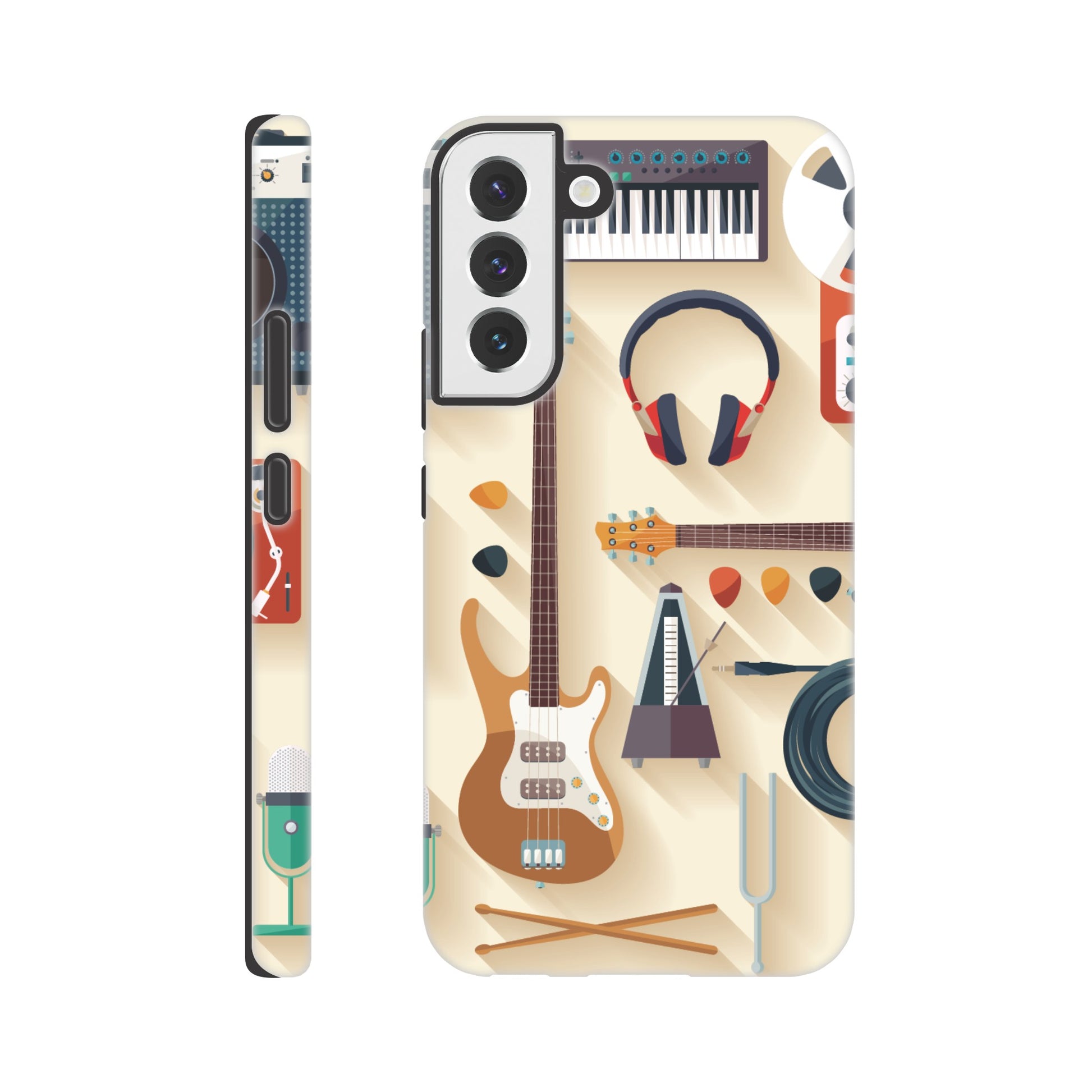 Music Time - Phone Tough case Galaxy S22 Plus Phone Case Globally Fulfilled Music