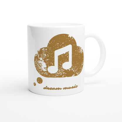 Dream Music - White 11oz Ceramic Mug White 11oz Mug Music