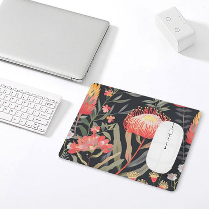 Australian Waratah Flower - Leather Mouse Pad