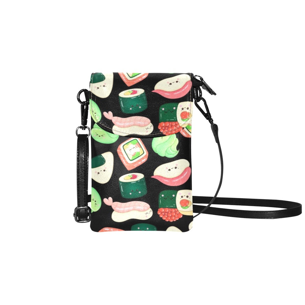 Happy Sushi - Small Phone Purse /Bag Phone Purse / Bag Food Printed Offshore