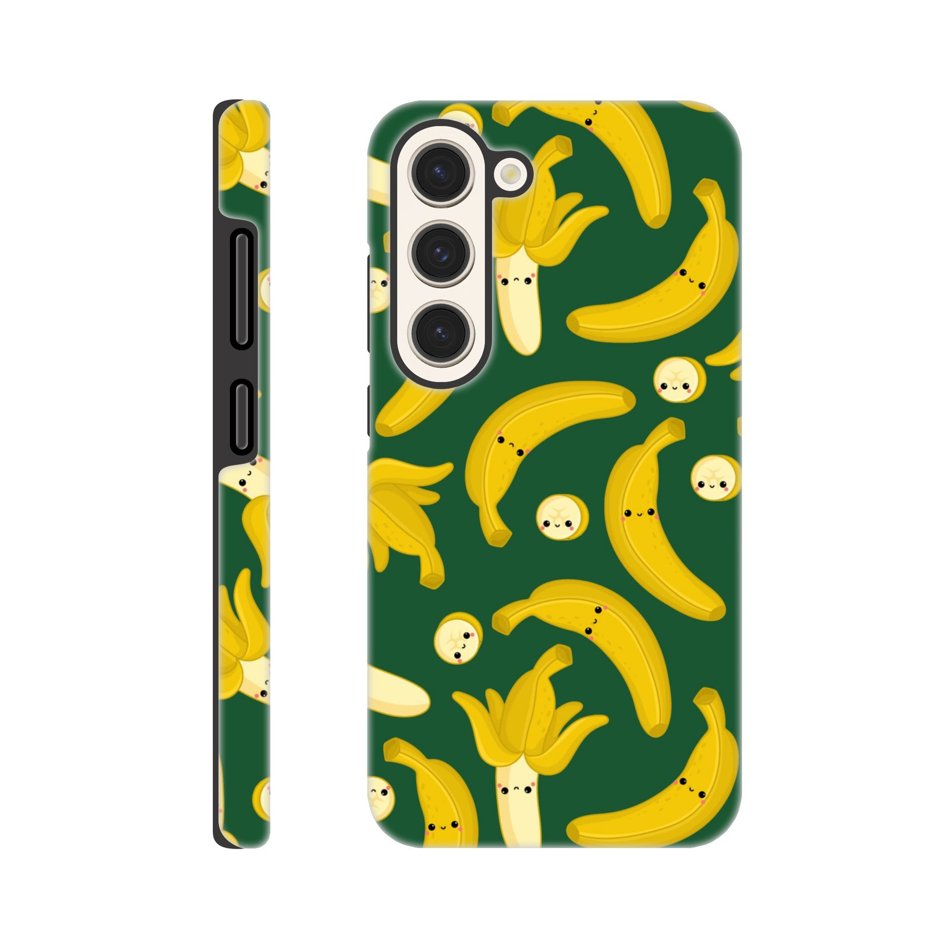 Happy Bananas - Phone Tough Case Galaxy S23 Phone Case food Globally Fulfilled