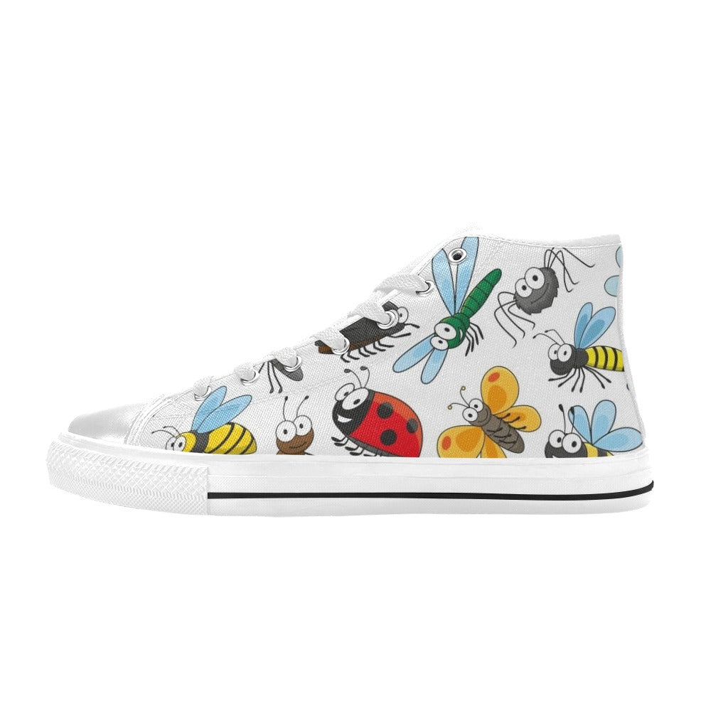 Little Creatures - Men's High Top Canvas Shoes