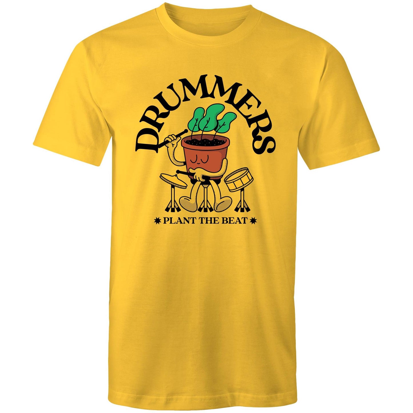 Drummers Plant The Beat - Mens T-Shirt