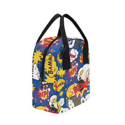 Blue Comic Book - Lunch Bag Lunch Bag comic Printed Offshore