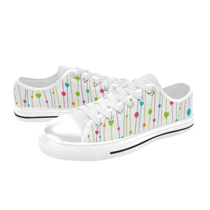 Heart Lines - Women's Classic Canvas Shoes