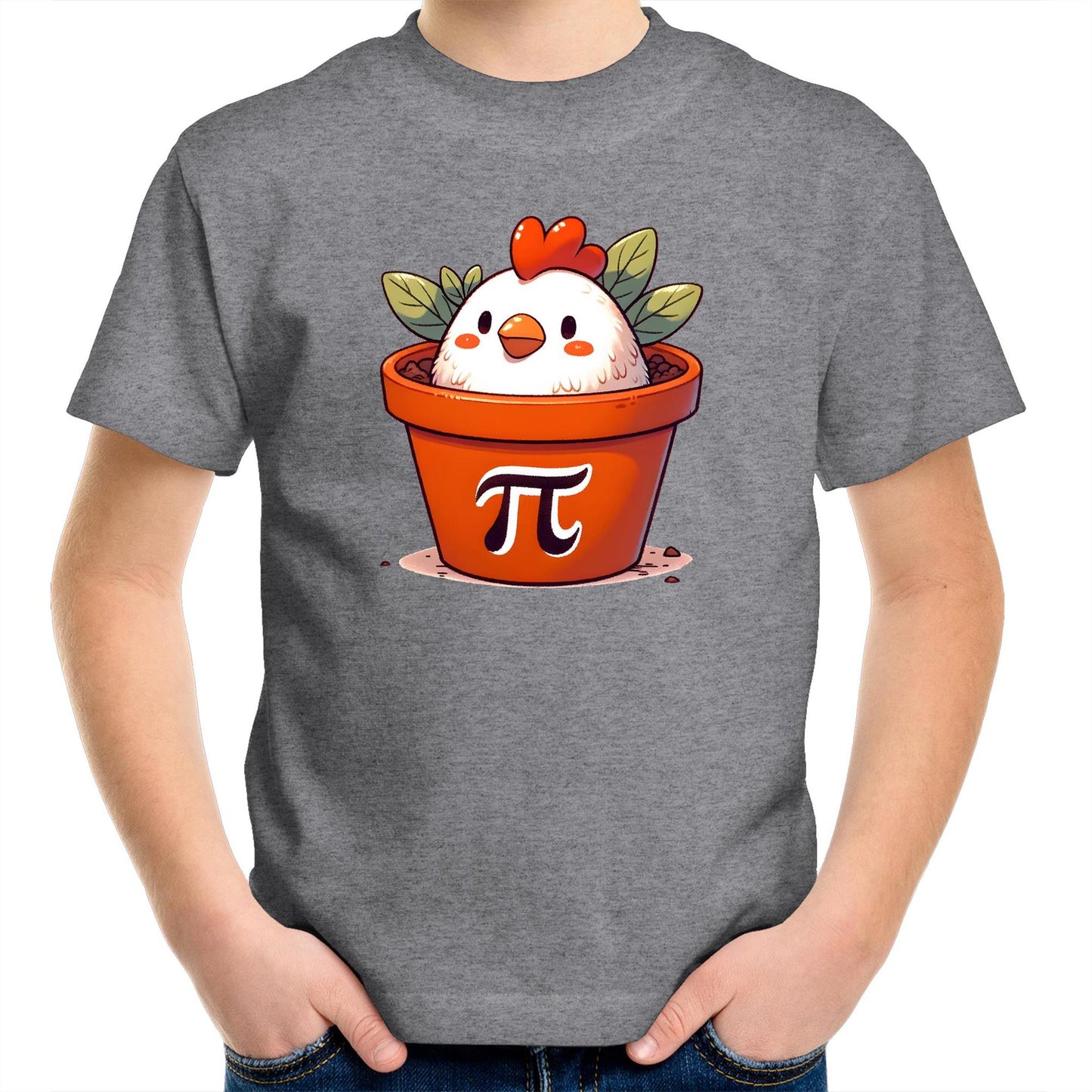 Chicken Pot Pi - Kids Youth T-Shirt