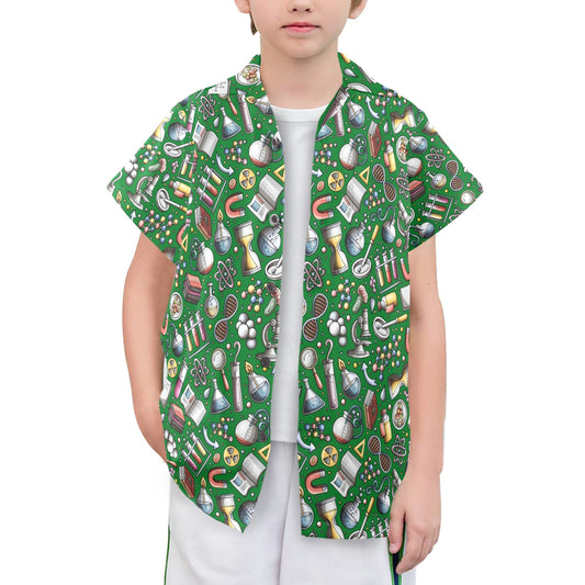 Science Love - Senior Boys Hawaiian Shirt