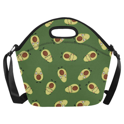 Avocado Characters - Neoprene Lunch Bag/Large Neoprene Lunch Bag/Large