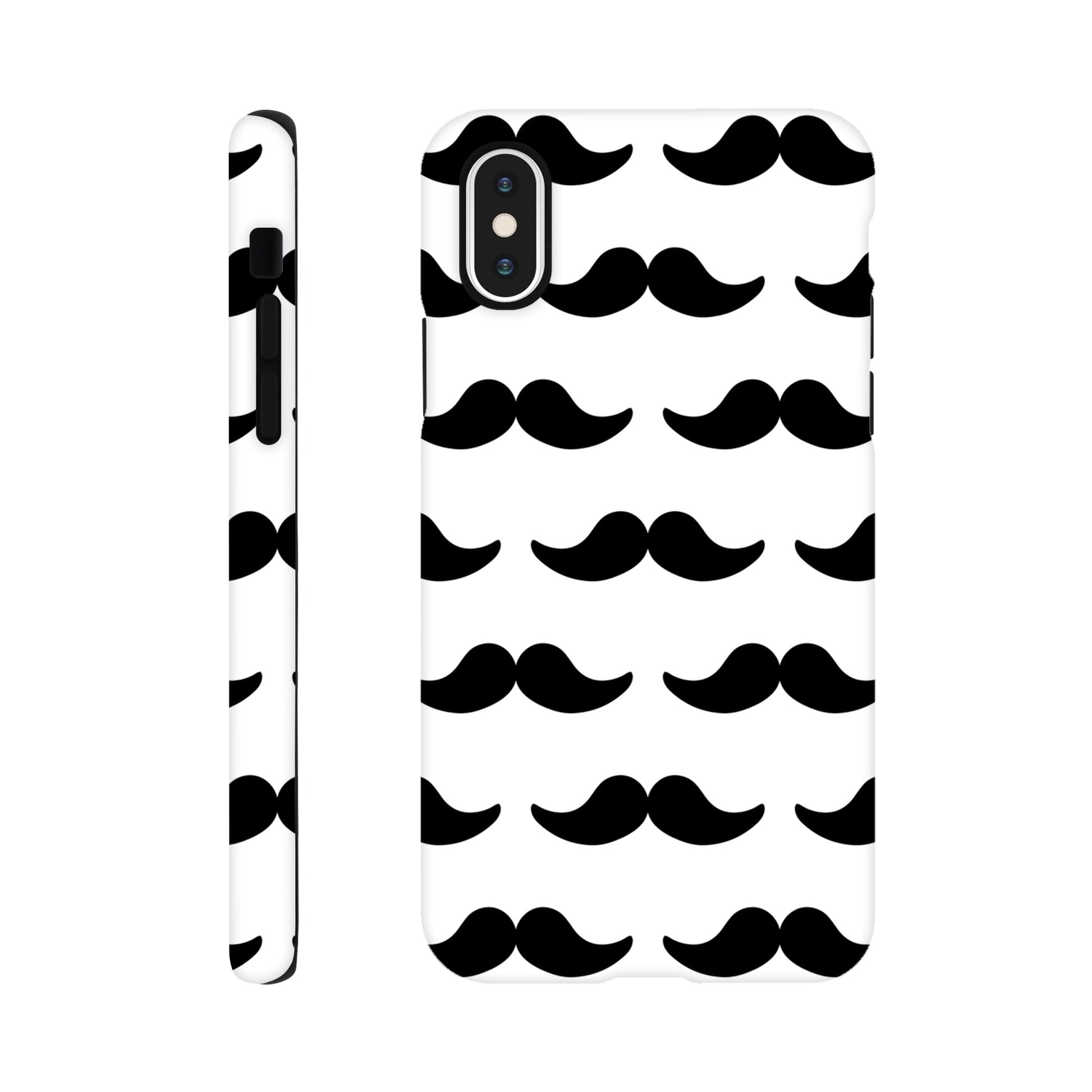 Moustache - Phone Tough Case iPhone XS Phone Case Funny Globally Fulfilled