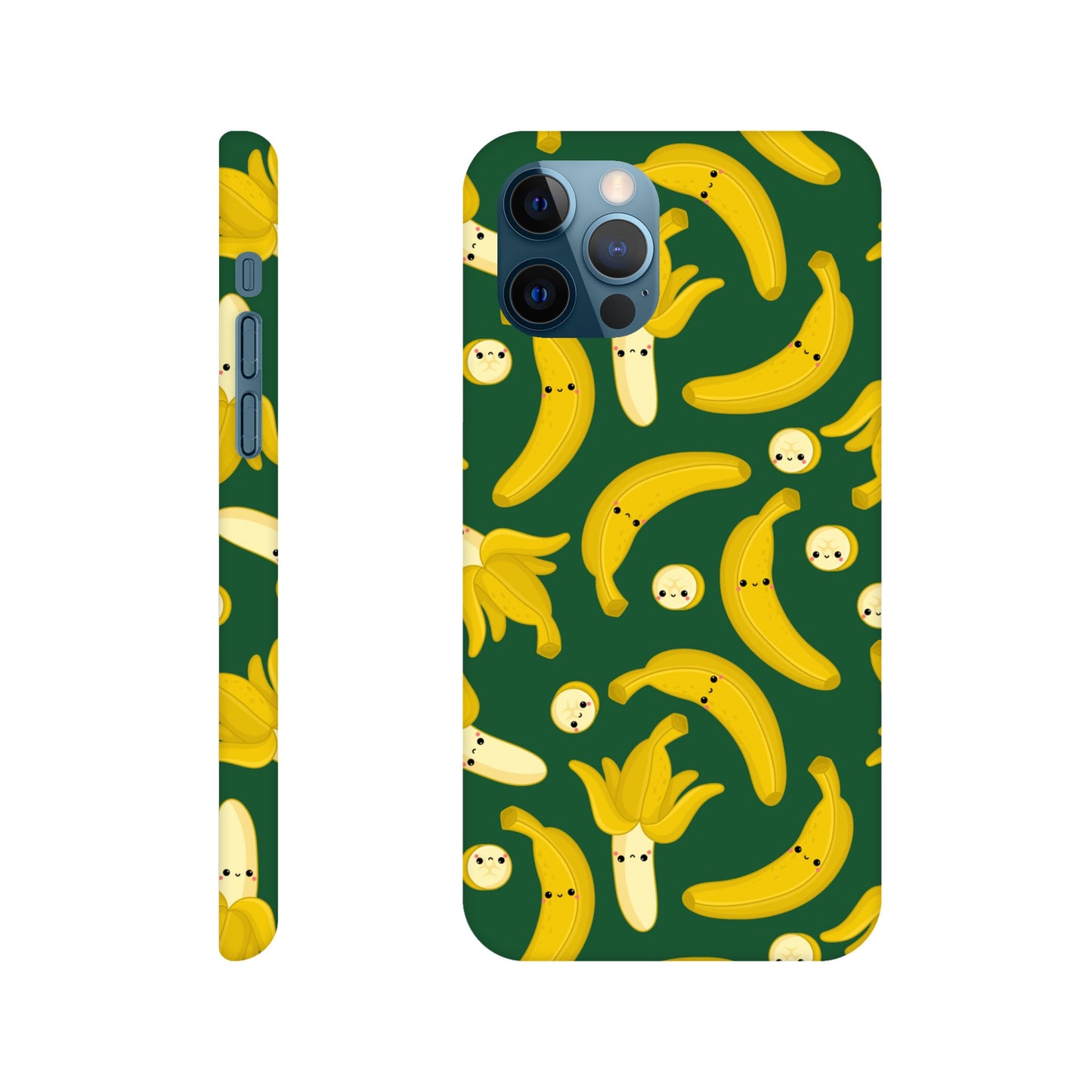 Happy Bananas - Phone Cases Slim case Apple - iPhone 12 Pro Print Material Globally Fulfilled