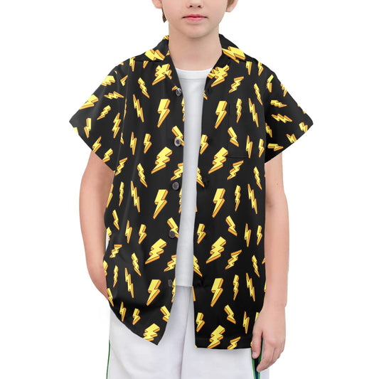 Lightning Bolts - Senior Boys Hawaiian Shirt