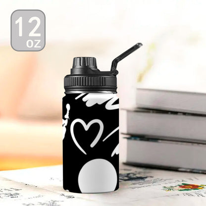 Bold Graffiti - Kids Water Bottle with Chug Lid (12 oz)