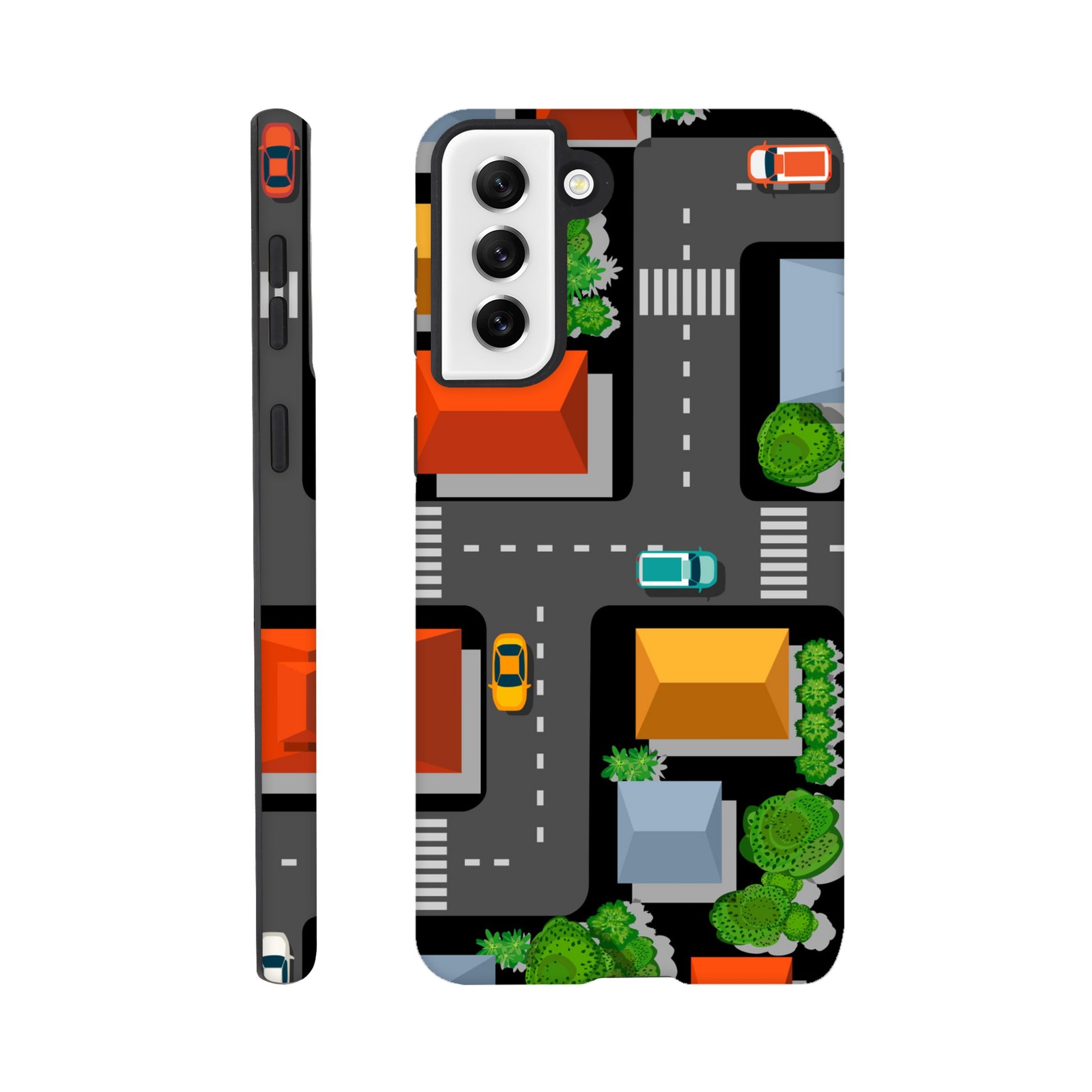 Road Map - Phone Tough Case Galaxy S21 Plus Phone Case Globally Fulfilled