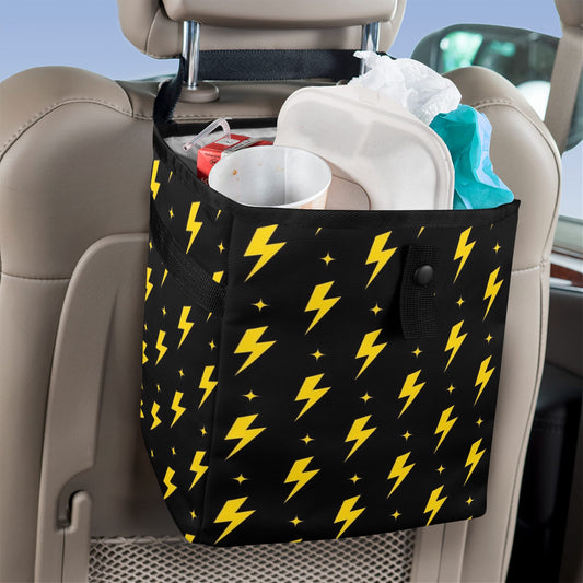 Yellow Lightning - Car Trash Bag