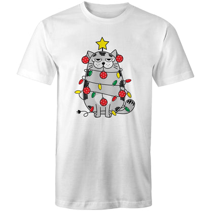 Christmas Cat - Mens T-Shirt