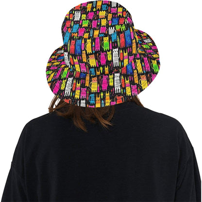 Colourful Cats - Womens Bucket Hat