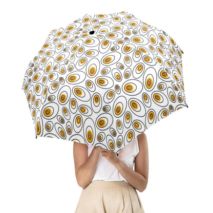 Eggs Abstract - Semi-Automatic Foldable Umbrella Semi-Automatic Foldable Umbrella Printed Offshore