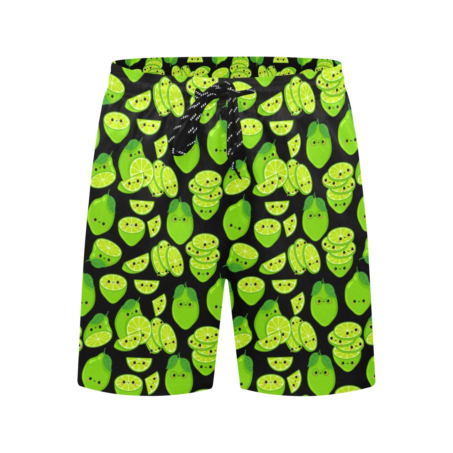 Cute Limes - Men's Mid-Length Beach Shorts