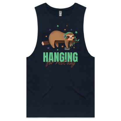 Hanging For Rest Day, Sloth - Tank Top Tee