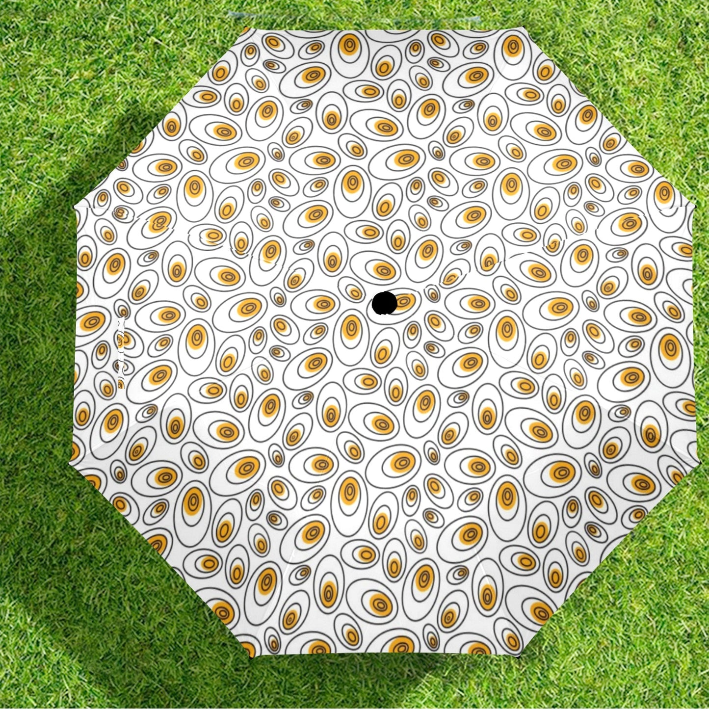 Eggs Abstract - Semi-Automatic Foldable Umbrella Semi-Automatic Foldable Umbrella Printed Offshore