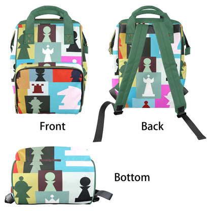 Colourful Chess - Multifunction Backpack