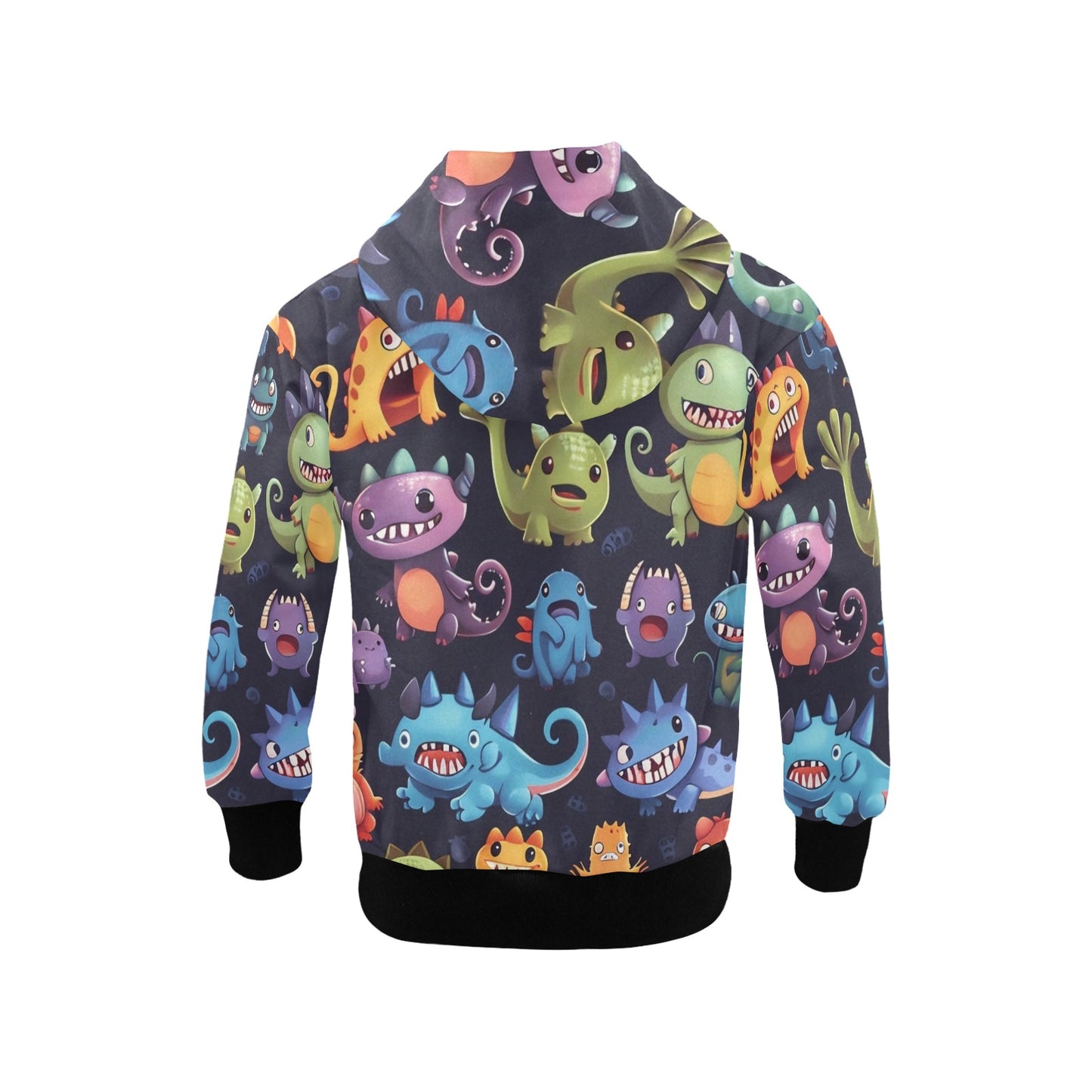 Monster Mania - Junior Girls Zip Up Hoodie