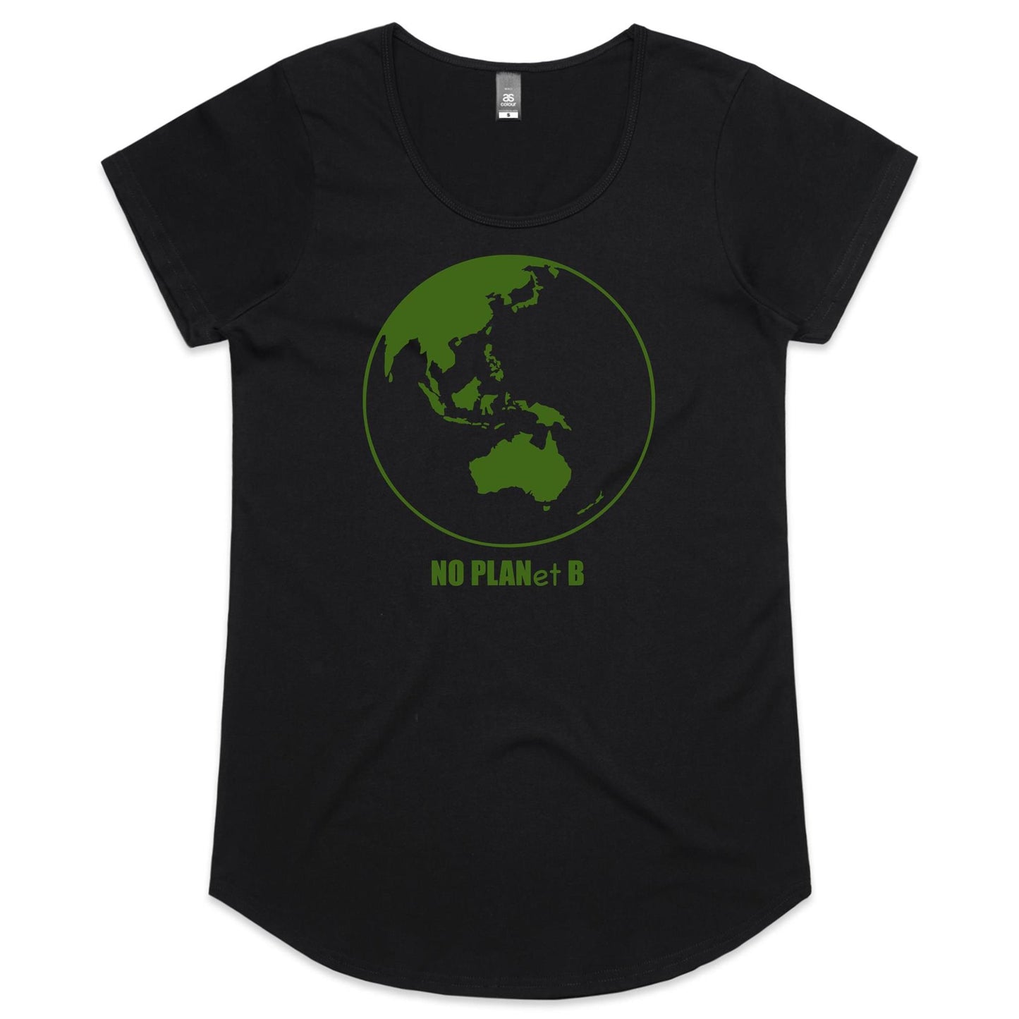 No Planet B, Earth - Womens Scoop Neck T-Shirt