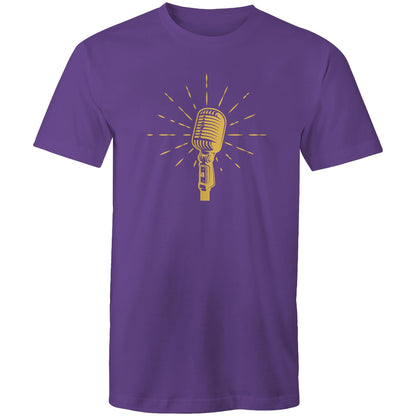 Retro Microphone - Mens T-Shirt