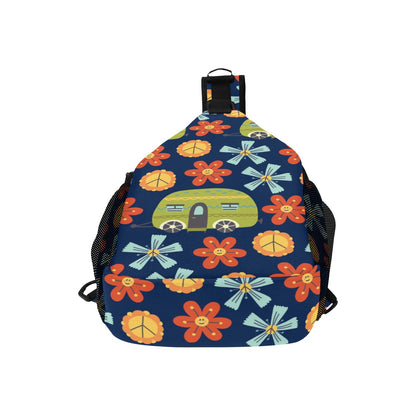 Hippy Caravan - Cross-Body Chest Bag Cross-Body Chest Bag Printed Offshore