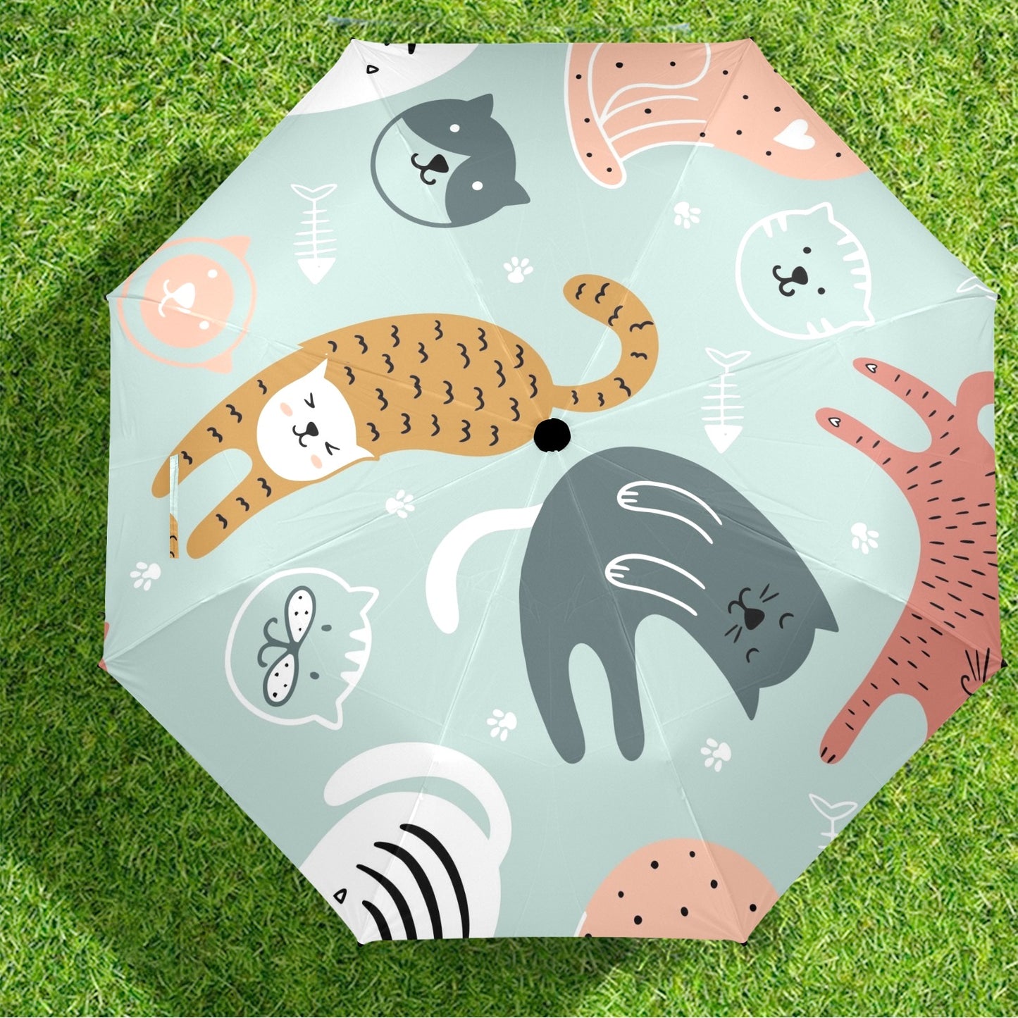 Cat Stretch - Semi-Automatic Foldable Umbrella