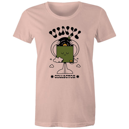 Vinyl Collector, Records - Womens T-shirt