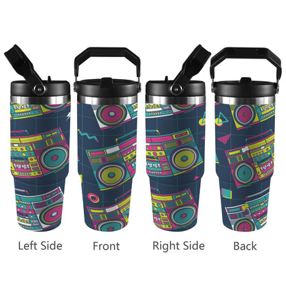 Boombox - 30oz Tumbler with Top Handle