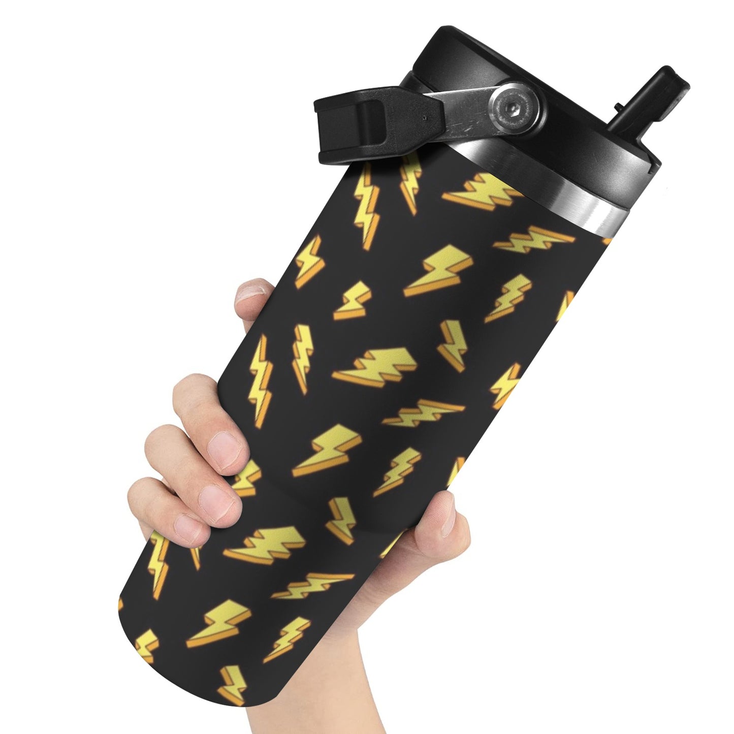 Lightning Bolts - 30oz Tumbler with Top Handle